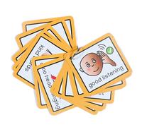 Positive Behaviour Keyring, 20 Visual Symbols for Non-Verbal, Autism, ADHD