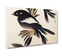 Positive Bird Canvas Print | Gallery Wrapped 30mm Frame Wall Art | 30x20 inches | Ready to Hang | Contemporary Animals Picture | Living Room Bedroom Lounge Office