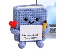 Positive Book - Positive Crochet Book, Funny Collector's Item for Desk Birthday Gift for Women Men Friends People