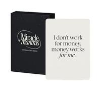 Positive Cards, Motivational Cards, 60piece Daily Inspirational Set with Uplifting Quotes, Appreciation Presents for Girls, Women, Meditation, Birthday, Mother’s Day, Christmas, Retirement, Black