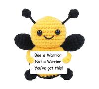 Positive Crochet Animals Bee Gifts, Emotional Inspirational Support for Women Men Coworkers Graduation Birthday Cute Funny Handmade Knitting Teen Encouraging Stocking Stuffers Pickle Potato