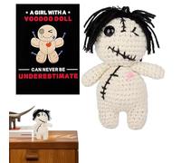 Positive Crochet Animals | Horrible Plush Emotional Inspired Doll,Plush Toys with Inspirational Card, Home Decor for Grief Support Table Table