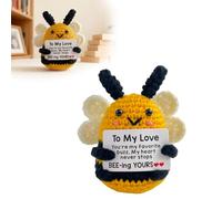 Positive Crochet Animals, National Girlfriends Day Gifts, Long Distance Relationship Anniversary Romantic Gifts For Couple Her Him, Fiance Birthday Valentine's Day Keepsake For My Love Boyfriend BF