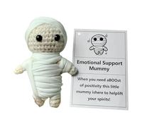 Positive Crochet - Handmade Mummy Positive Crochet Doll,Home Decorations Calming Knitted Doll for Kids Teen Boys Girls Valentines Women Men Graduation Coworker Friends School