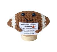 Positive Crochet Inspiration - Crochet Yarn with Motif Saying | Cuddly Crochet Ball for Positivity Living Room Desk