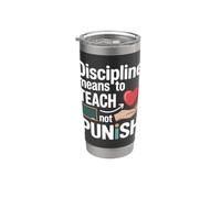 Positive Discipline Emotional Intelligence Raise Them Gentle Stainless Steel Insulated Tumbler
