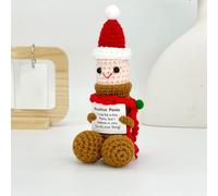 Positive Doll - Emotional Supports Novelty Gifts,Funny Crochet Doll Weird Stuff with Positive Card,Stuffing Decoration Inspirational Positive Ornaments for Adult Friends Boyfriends Husband (Style1)