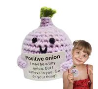 positive fruit crochet 5.5 x 9.5 cm onion and rabbit blueberry small decorative encouragement toy fun for friends encouraging gift handmade amigurumi figurine