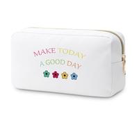 Positive Gifts for Women Makeup Bag Motivational Gift Ideas Inspirational Gift for Women Friends Cheer Up Gift for Coworker Teacher Thank You Gifts Cosmetic Bag Christmas Birthday Gift Travel Pouch