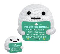 Positive Gifts for Women Men, Funny Support Gift, Golf, Soft Woven Plush Toy, Emotional Inspirational Support, Cheer Up Small, Positive Gifts for Men Women Teachers Appreciation Decor