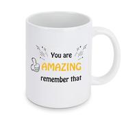 Positive Gifts Mug Graduation Presents for Best Friend Bestie Boyfriend Girlfriend You are Amazing Gifts Inspirational Gift for Coworker Motivational Gift for Birthday Graduation Christmas Valentines