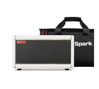 Positive Grid Spark 2 Pearl + Carry Bag Bundle - 50W Smart Guitar Practice Amp & Bluetooth Speaker with Built-in Looper, AI Features & Smart App for Electric, Acoustic, & Bass Guitar
