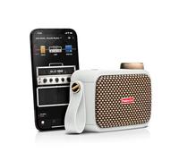 Positive Grid Spark GO 5W Ultra-Portable Smart Amp & Speaker - Pearl | Ultra-portable amp & Bluetooth speaker in one. 33 amps, 43 effects, 100k+ tones, Spark AI, Smart Jam, up to 8-hr battery.
