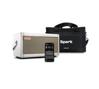 Positive Grid Spark Guitar Amplifier, Electric, Bass and Acoustic Guitar 40-Watt Combo Amp, Mobile App (Spark Pearl Bag Bundle)