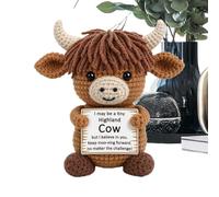 Positive Hand Crocheted Animal Figures Funny Handmade Soft Cute