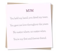 Positive Happy Birthday and Thank You Card For a Mum - Supportive Message, Poem - Happy Mother's Day