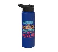 Positive Inspirational Empowerment for Entrepreneurs Leaders Stainless Steel Insulated Water Bottle