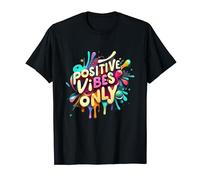 POSITIVE INSPIRATIONAL MIND MESSAGE TEE POSITIVE VIBES ONLY T-Shirt