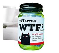 Positive Jar,60 Humorous Motivational Messages | Motivational Jar | for Desktop Home Bookshelf Workplace Adult Student Friend Family