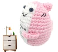 Positive Knitting Animals - Yarn 6x5.5cm | Knitted Shark Doll For Workplace