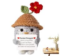 Positive Life Potato - Positive Life Potato Funny Crochet Gifts | Funny Potato Crochet Gifts With Positive Card | Come With An Uplifting Positive Card | Ideal For Ralleg