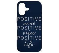 POSITIVE MIND VIBES LIFE Inspiring Quote Affirmation Message Case for iPhone 17