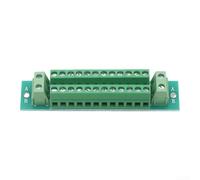 Positive Negative PCB Adapter Board Supporting 5.0mm and 7.5mm Pitch Terminal Blocks Without Soldering (solder the terminals)