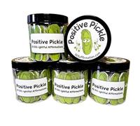 Positive Pickle Emotional Support Affirmation Cards, Anxiety Relief Cards, Encouragement Gifts for Friends, Family, Birthdays, Christmas, Office Decorations (Pickle, 60)