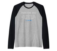 Positive Poo in A World Full of Turds Be The Spatter Pun Raglan Baseball Tee