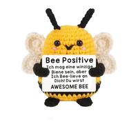 Positive Potato, Bee Cuddly Toy Lucky Charm Exam Pocket Hug Bee Gifts Decoration Bee You Create The Gift Plush Toy, for Farewell Gift Teacher Primary School Woman Friends Colleague