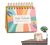 Positive Quote Calendar, 2025 Daily Planner, Calendar with Motivational Feature, Affirmation Set with Stylish Build, Tabletop Accessory with Look, Desktop Gear for Colleagues and Home