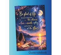 Positive Quote Notebook: Wide Lined Journal, 8.5 x 11 Inches, 120 Pages for Writing, work, School and Daily Notes