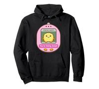 Positive Sayings Tech Humor Virtual Pet Retro Pixel Pullover Hoodie