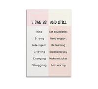 Positive Self Talk Mental Health (1) Art Canvas Poster Bedroom Living Room Decoration Painting Unframe-style 24x36inch(60x90cm)