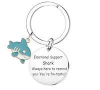 Positive Shark Keyring Mini Shark Gifts Emotional Support Inspirational Motivational Encouragement Gift For Sharks Lovers