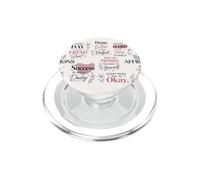 Positive Thinking Daily Affirmations Boho Positivity Quotes PopSockets PopGrip for MagSafe
