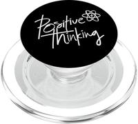 Positive Thinking Sign Think Like a Proton Be Positive Quote PopSockets PopGrip for MagSafe