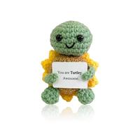 Positive Turtle Gifts,Funny Good Luck Gifts with Cards,Emotional Support Positive Potato Crochet Animals,New Job/Leaving gifts for Women/Men,First Day At School Motivational Toys for Kids,Best Friend