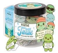 Positive Turtle Jar - 60 Funny Emotional Supports, Sea Turtle Gifts, Birthday Gifts for Women, Teens, Tweens, Girls -Turtle Decor, Trendy Teen Girl Stuff, Graduation Gifts, Back to School Gifts