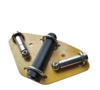 Positive V Antenna Base with 304 Stainless Steel Fasteners, CNC Design for 1/4 and 3/8 Photography Tripods (With fixing rod)