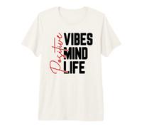 Positive Vibes Mind Life Motivational Design Premium T-Shirt