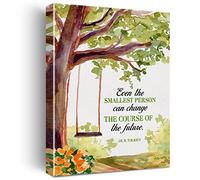 Positive Wall Art Canvas Print Inspirational J. R. R. Tolkien Quote Poster Framed Artwork Watercolor Literary Painting for Home Wall & Tabletop Decor