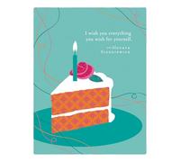 Positively Green Greeting Cards: Birthday - I wish you everything you wish for (Pack of 6)