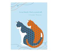 Positively Green Greeting Cards: Friendship - In my friend, I find a second self (Pack of 6)