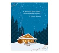 Positively Green Greeting Cards: Holiday - A thousand good wishes.. (Pack of 6)