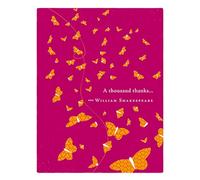 Positively Green Greeting Cards: Thank You - A thousand thanks (Pack of 6)