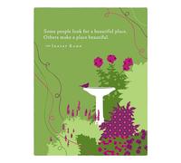 Positively Green Greeting Cards: Thank You - Some people look for a beautiful (Pack of 6)