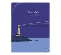Positively Green Greeting Cards: Thank You - You are a light (Pack of 6)