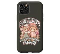 Positivity is the Art of Blooming in Adversity Teddy Bears Case for iPhone 11 Pro
