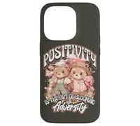 Positivity is the Art of Blooming in Adversity Teddy Bears Case for iPhone 14 Pro